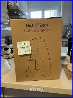 White Niche Zero Coffee Grinder USA Brand New in Box In Hand Fast Shipping