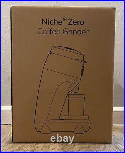 White Niche Zero Coffee Grinder. US Version (120V). New In Box